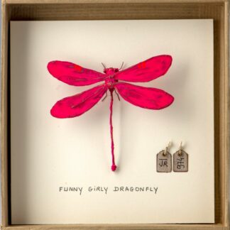 La boîte à insectes. "Funny Girly Dragonfly"
