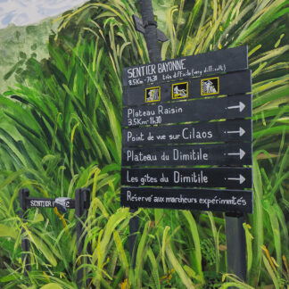 La toile. "Sentier Bayonne"