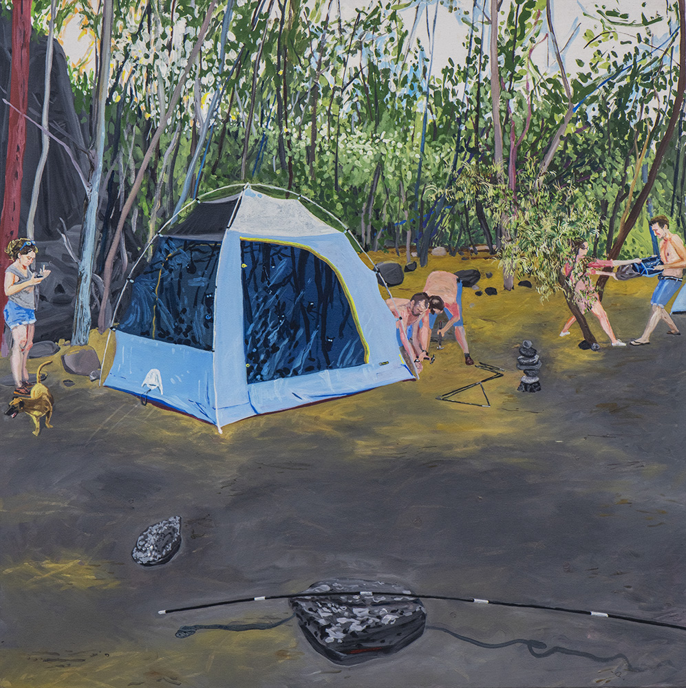 La toile. "Les habitants"