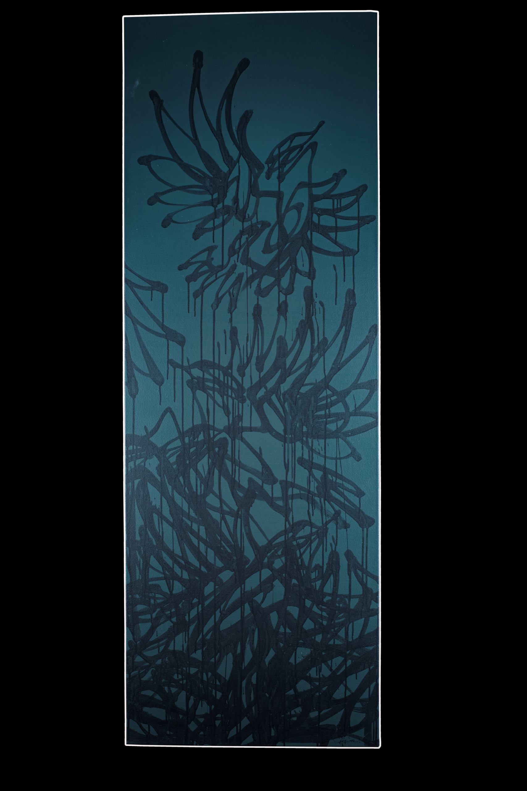 La toile. "Zoizos noirs #3"