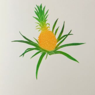 La linogravure. L'estampe "Ananas la kour"